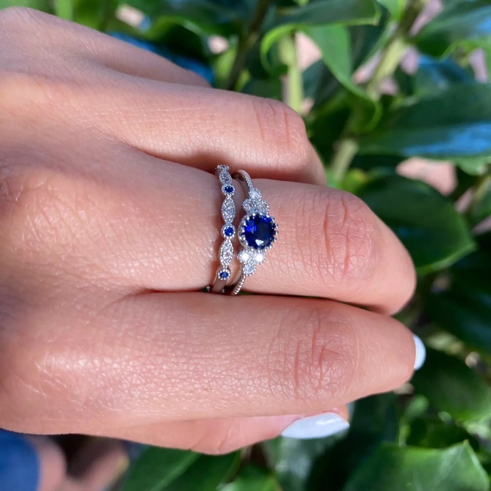 Sterling silver 925 ring set